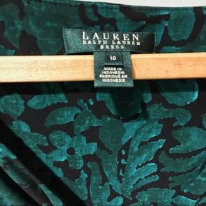 Ralph Lauren Dresses - Ralph Lauren green floral wrap dress Ralph Lauren Dresses - Ralph Lauren green floral wrap dress